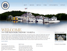 Tablet Screenshot of kennebunkportmarina.com